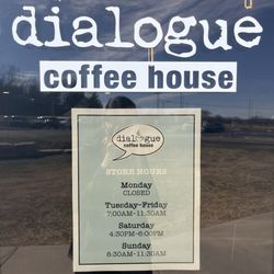 Dialogue Coffee House - Hours