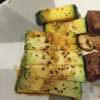 Benihana - Course 4 - Vegetables - Squash - Teppanyaki Near Me - Arcadia, California