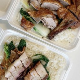 Roasted pork and roasted duck Roasted pork and roasted duck