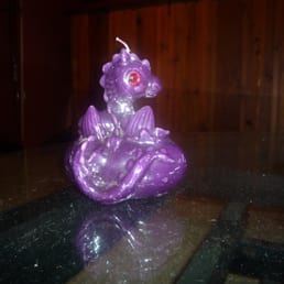 This is the dragon candle my mom bought for me when I was 8 This is the dragon candle my mom bought for me when I was 8
