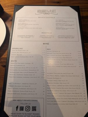 Menu photo 2 Howard & Platt Tampa, FL Menu photo 2 Howard & Platt Tampa, FL
