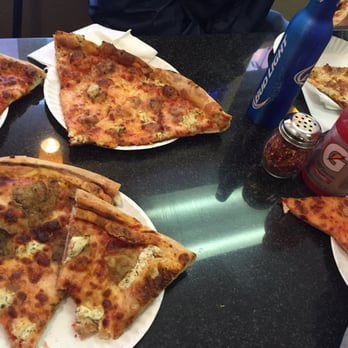 Ernesto's - Too much pizza. We actually threw a bunch out. Two pieces are really one. Our bill was 35 for three people. Ice maker broken. - Pizza Near Me - Boston, Massachusetts Ernesto's - Too much pizza. We actually threw a bunch out. Two pieces are really one. Our bill was 35 for three people. Ice maker broken. - Pizza Near Me - Boston, Massachusetts