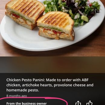 Panini Kabob Grill - This is what my sandwich should've looked like, as you can see this is a picture posted by the business - Middle Eastern Near Me - Cerritos, California
