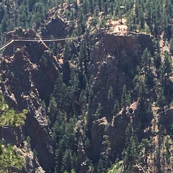 Mt Muscoco Trail - Zip line watching from trail - Hiking Near Me - Colorado Springs, Colorado Mt Muscoco Trail - Zip line watching from trail - Hiking Near Me - Colorado Springs, Colorado