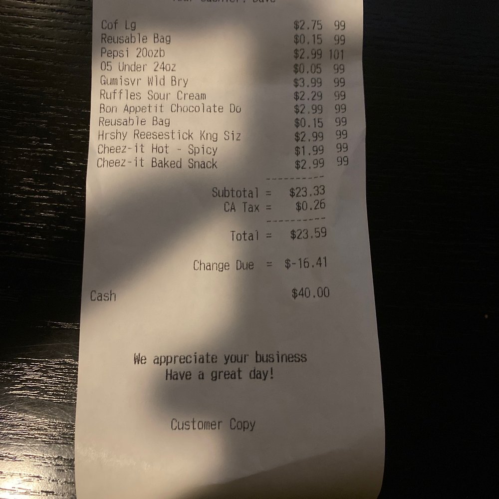 Receipt Receipt
