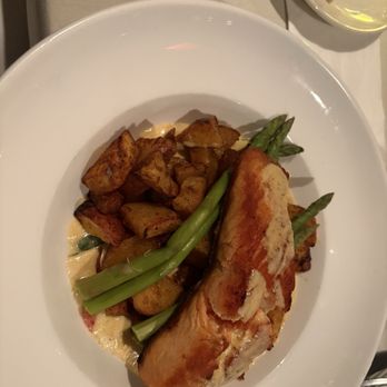 The Purple Elephant - Crusty Salmon with potatoes, and string beans in Ginger mayo sauce. Delicious! - Seafood Near Me - Northport, New York The Purple Elephant - Crusty Salmon with potatoes, and string beans in Ginger mayo sauce. Delicious! - Seafood Near Me - Northport, New York