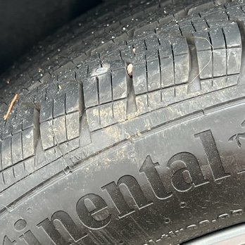 Mr. Tire Auto Service Centers - Photo of the nail in my tire - Auto Repair Near Me - Columbus, Ohio
