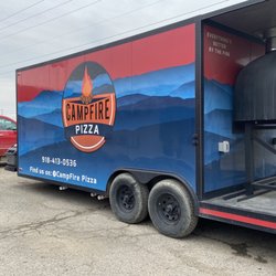 campfire pizza - Pizza truck. Best damn pizza in Oklahoma. I swear by it