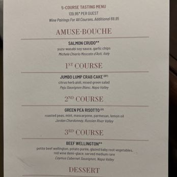 Ramsay's Kitchen - Course menu. - New American Near Me - Las Vegas, Nevada Ramsay's Kitchen - Course menu. - New American Near Me - Las Vegas, Nevada