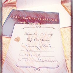 Marvelous Massage - Gift certificates available