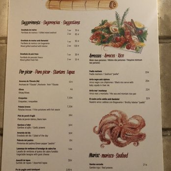 Petit Ramblero - menu outside - Seafood Near Me - Barcelona, B