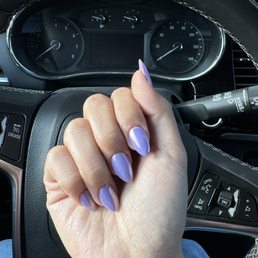 Chrome lilac nails Chrome lilac nails