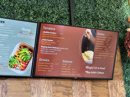 Menu photo 5 Vegos Albuquerque, NM