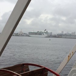 Passing the Baltimore cruise ship port.
