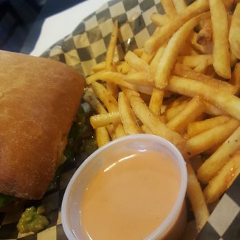 Broken Barrel - Fries were hot and crispy. Fry sauce is ranch and ketchup mix I believe. Yummmm - New American Near Me - Stanfield, Oregon