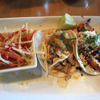 Urban Taco - Shrimp and chicken tacos along with a side of mango-jicama slaw - yum! - Mexican Near Me - Dallas, Texas Urban Taco - Shrimp and chicken tacos along with a side of mango-jicama slaw - yum! - Mexican Near Me - Dallas, Texas