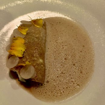 St Lawrence Restaurant - Shrimp crepe - French Near Me - Vancouver, British Columbia
