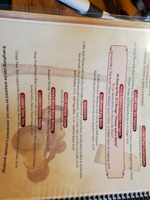 Menu photo 8 Pilot Pete's Schaumburg, IL