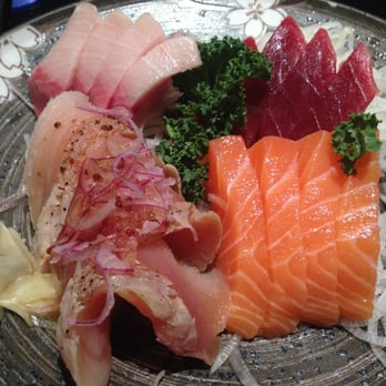 Arigato Sushi - Medium Sashimi Plate ($23.50) slices are big! - Sushi Bars Near Me - Salinas, California Arigato Sushi - Medium Sashimi Plate ($23.50) slices are big! - Sushi Bars Near Me - Salinas, California