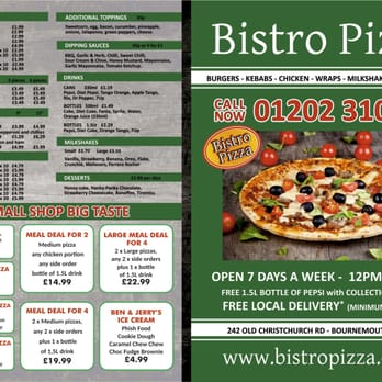 Bistro Pizza - Pizza Near Me - Bournemouth, BMH Bistro Pizza - Pizza Near Me - Bournemouth, BMH