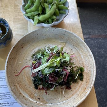 Sushi Ran - Edamame and Seaweed Salad - Sushi Bars Near Me - Sausalito, California