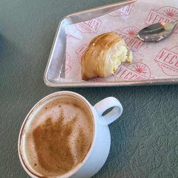 Vecchia Gelato and Cafe - Oat milk latte and sfogliatella - Coffee & Tea Near Me - Hoover, Alabama Vecchia Gelato and Cafe - Oat milk latte and sfogliatella - Coffee & Tea Near Me - Hoover, Alabama