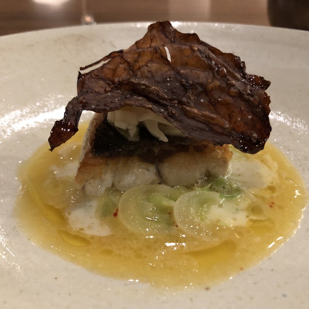 Demi - Suzuki Bass with cabbage. - French Near Me - Minneapolis, Minnesota Demi - Suzuki Bass with cabbage. - French Near Me - Minneapolis, Minnesota