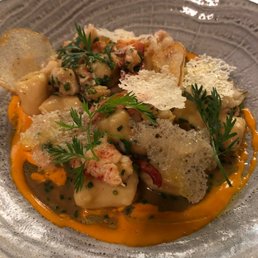 Lobster and hand rolled gnocchi Lobster and hand rolled gnocchi