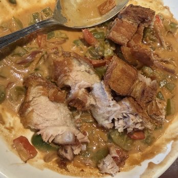 Gerry's Grill - Bichol express with Lechon Kawali - Filipino Near Me - Artesia, California