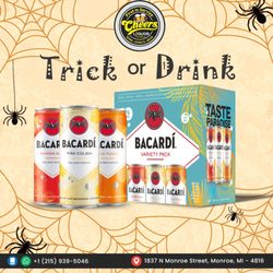 Frenchtown Cheer's Party Shoppe - Best time of the Year to go for trick or treat drink...