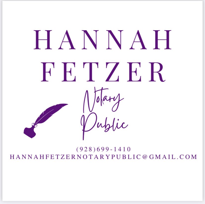 HANNAH FETZER NOTARY PUBLIC Request a Quote Flagstaff, AZ Yelp
