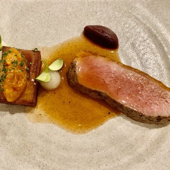 Senia - 7th course - seared duck - Cocktail Bars Near Me - Honolulu, Hawaii