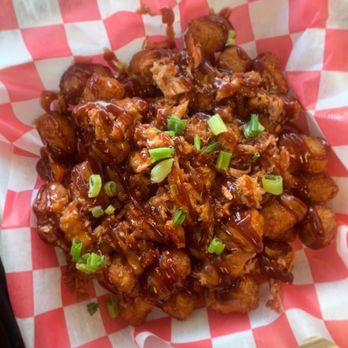 Grilled Cheese Gangsters - Pulled pork tots! - Food Trucks Near Me - Columbus, Ohio Grilled Cheese Gangsters - Pulled pork tots! - Food Trucks Near Me - Columbus, Ohio