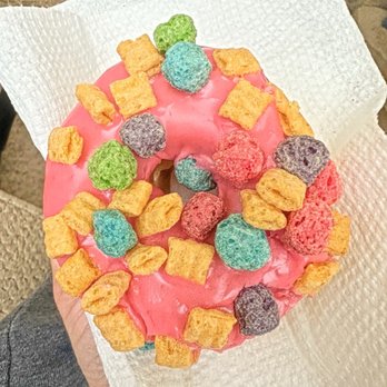 Pink Dozen - Captain crunch doughnut - Donuts Near Me - Davis, California Pink Dozen - Captain crunch doughnut - Donuts Near Me - Davis, California