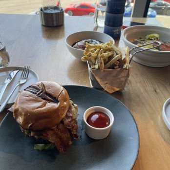 Restaurant 917 - 917 Burger, Salmon. Yukon Gold Mashed Potatoes - New American Near Me - Carson, California Restaurant 917 - 917 Burger, Salmon. Yukon Gold Mashed Potatoes - New American Near Me - Carson, California