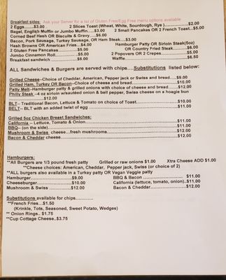 Menu photo 1 Egg-Cetera Cafe Waconia, MN