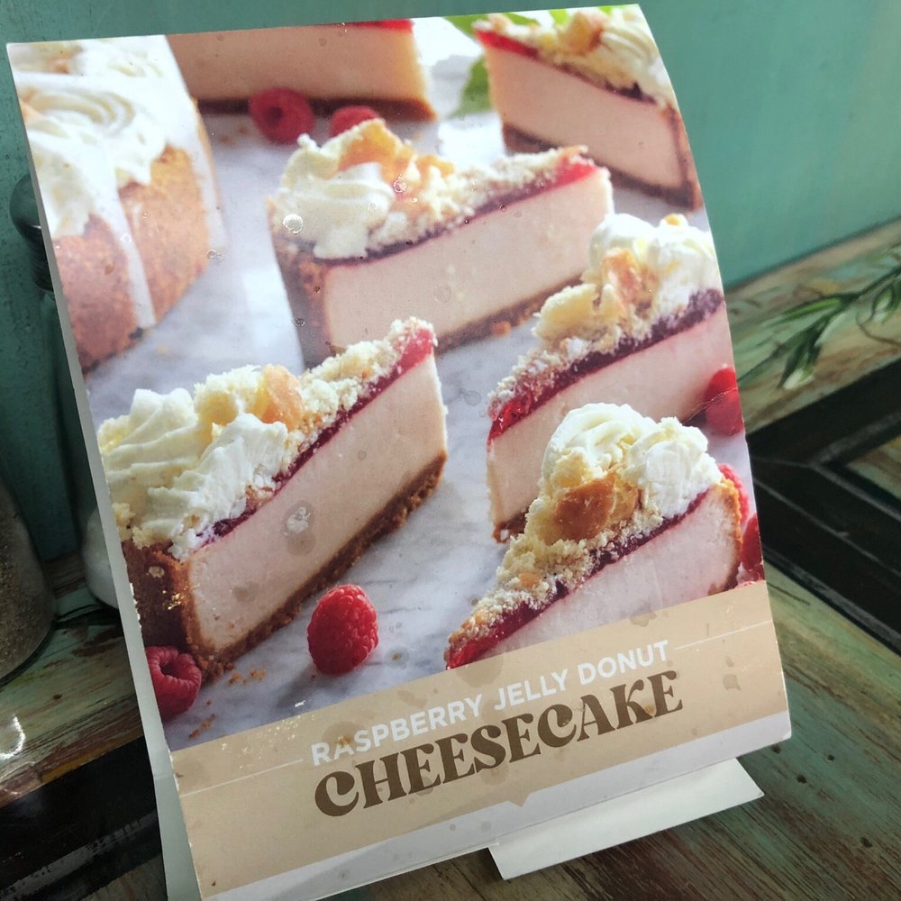 Mi Pueblo - Raspberry jelly donut cheesecake - Mexican Near Me - New Haven, Indiana Mi Pueblo - Raspberry jelly donut cheesecake - Mexican Near Me - New Haven, Indiana