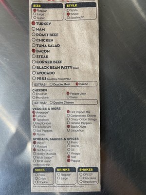 Menu photo 3 Which Wich Lone Tree, CO Menu photo 3 Which Wich Lone Tree, CO