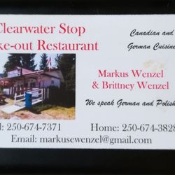 Clearwater Stop - Visitenkarte