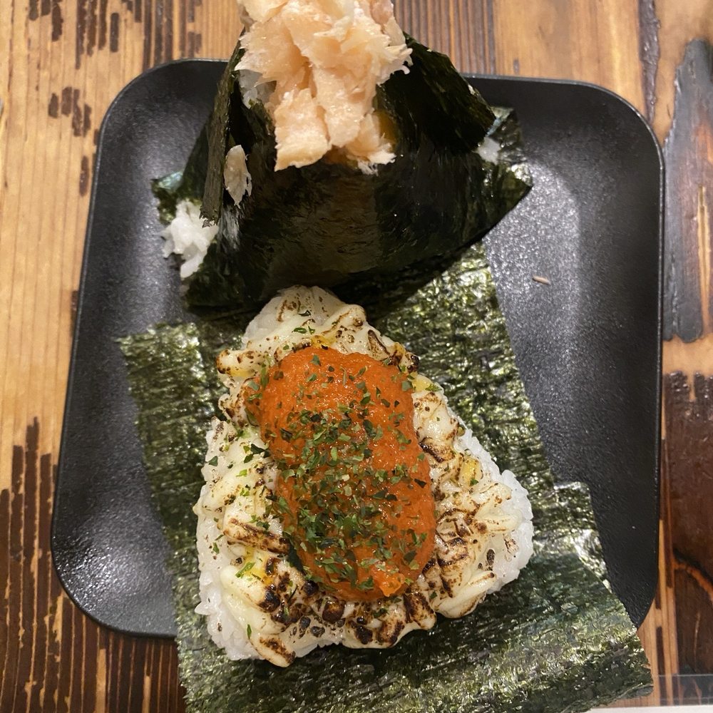 Onibaba - Salmon and Mentaiko Cheese - Japanese Near Me - Seattle, Washington Onibaba - Salmon and Mentaiko Cheese - Japanese Near Me - Seattle, Washington