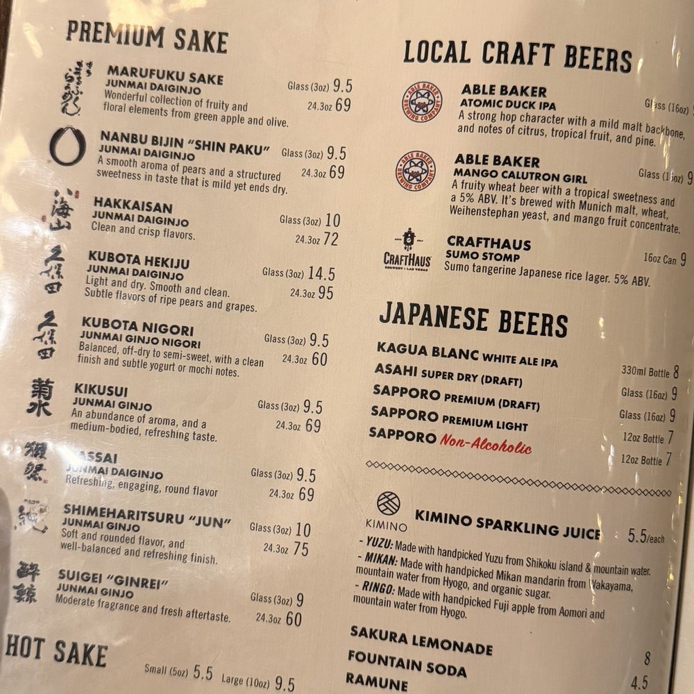 Marufuku Ramen - Menu as of 4/2026 - Ramen Near Me - Las Vegas, Nevada Marufuku Ramen - Menu as of 4/2026 - Ramen Near Me - Las Vegas, Nevada