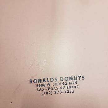 Ronald's Donuts - Unsuspecting box full of donuty goodness! - Donuts Near Me - Las Vegas, Nevada Ronald's Donuts - Unsuspecting box full of donuty goodness! - Donuts Near Me - Las Vegas, Nevada