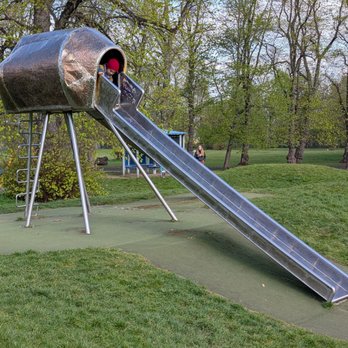 Bellahouston Park - Uniquely designed play structures, never seen a slide like this - Parks Near Me - Glasgow, GLG