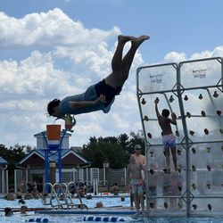 Cranberry Township Community Waterpark - Diving & climbing wall