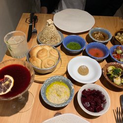 Merkavá - Delicious! Lots of vegetarian options, the cauliflower (not pictured was great), be prepared to leave very full.