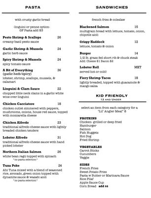 Menu photo 6 Angler Fish Market & Chowder Westminster, MA Menu photo 6 Angler Fish Market & Chowder Westminster, MA