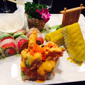 Hajime - The Superior Roll, #9 Roll and the Mango Roll...yummy! - Japanese Near Me - Elk River, Minnesota Hajime - The Superior Roll, #9 Roll and the Mango Roll...yummy! - Japanese Near Me - Elk River, Minnesota