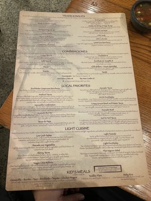 Menu photo 2 Avila's El Ranchito Laguna Niguel, CA