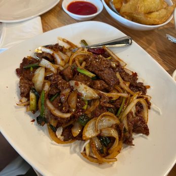 Hidden Dumpling House - Mongolian Beef Plate - Chinese Near Me - Elk Grove, California Hidden Dumpling House - Mongolian Beef Plate - Chinese Near Me - Elk Grove, California