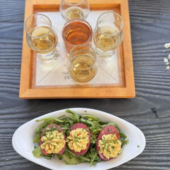 The Fremont Social - Beet Deviled eggs - Distilleries Near Me - Seattle, Washington